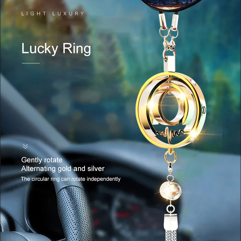 Car Aroma Pendant Hanging Decoration Car Perfume Pendant Air Freshener Precision Steel  Hanging Diffuser For BMW Benz Audi Etc