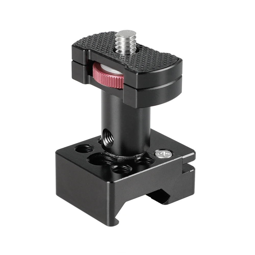 

HDRIG On-camera Monitor Support Bracket With 1/4"-20 Mounting Screw QR NATO Clamp for Monitors Cage