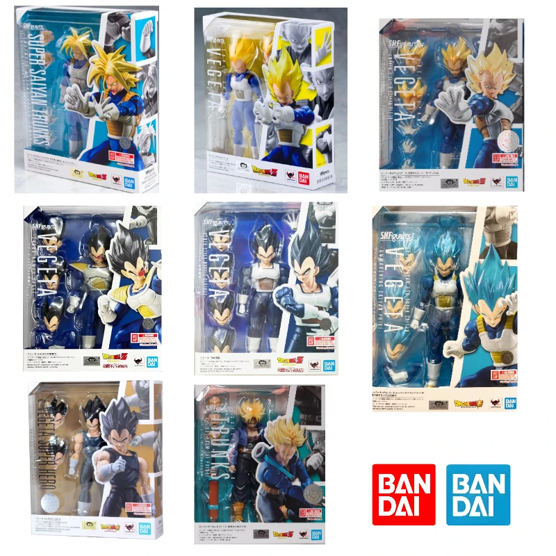 

In Stock Bandai Shf Dragon Ball Vegeta SuperSaiyan2.0 24000 Power Blue Haired Old Style Suit Action Figures Collectible Toys