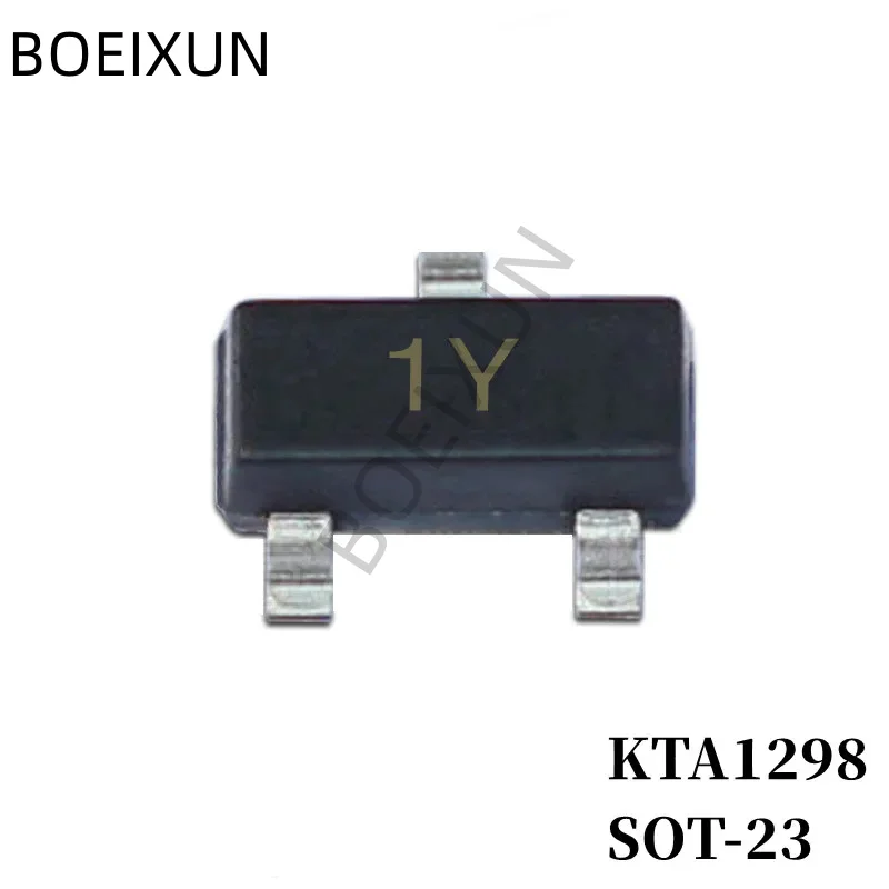 200/500/1000/2000/3000Pcs KTA1298 SMD Transistor SOT-23 Footprint 1Y Silkscreen PNP 30V/800mA Bipolar Amplifier Transistor