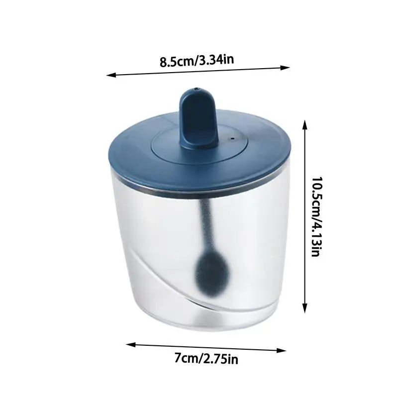 Küche Gewürz Tank Set 3-Farbe Gewürz Glas Mit Deckel MSG Kombination Für Die Speicherung Gewürze Salz Pfeffer Zucker PP & PS Material