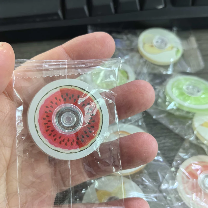 10個入り フルーツ型 小型フィジェットスピナー 不安解消 ストレス解消 おもちゃ 子供用 教室賞品 パーティーの景品 グッズバッグ詰め合わせ
