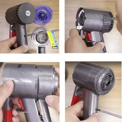 部品を交換するための掃除機,部品の交換,灰色のモーター,後のカバー,abs,dyson v6 dc58 dc59 dc61 dc62 dc74