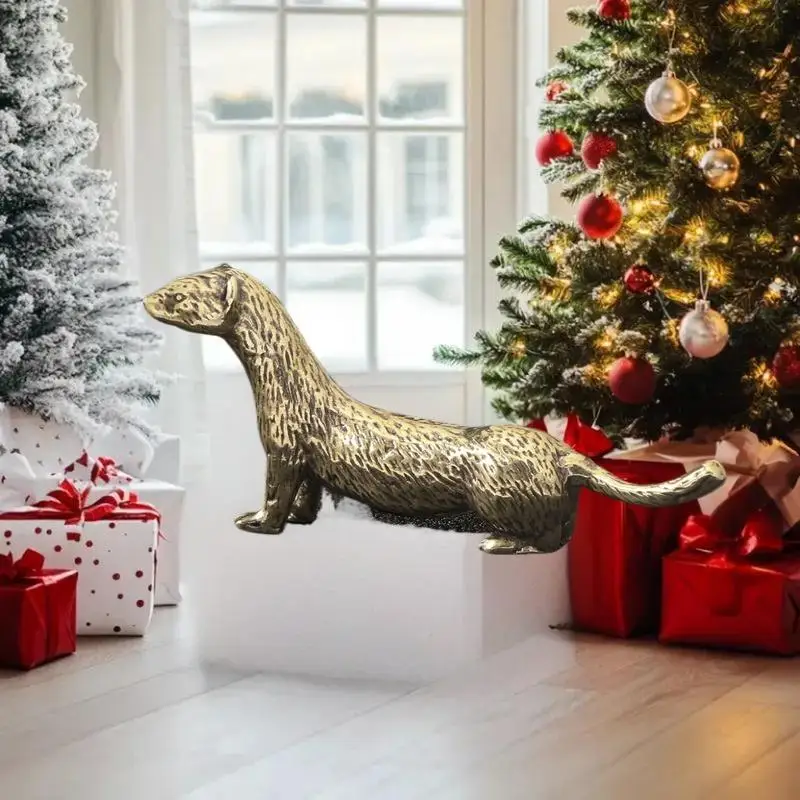 2025 المعادن قضاعة العتيقة البرونزية تمثال مكتب الزينة الصلبة النحاس التماثيل الحلي ديكور المنزل