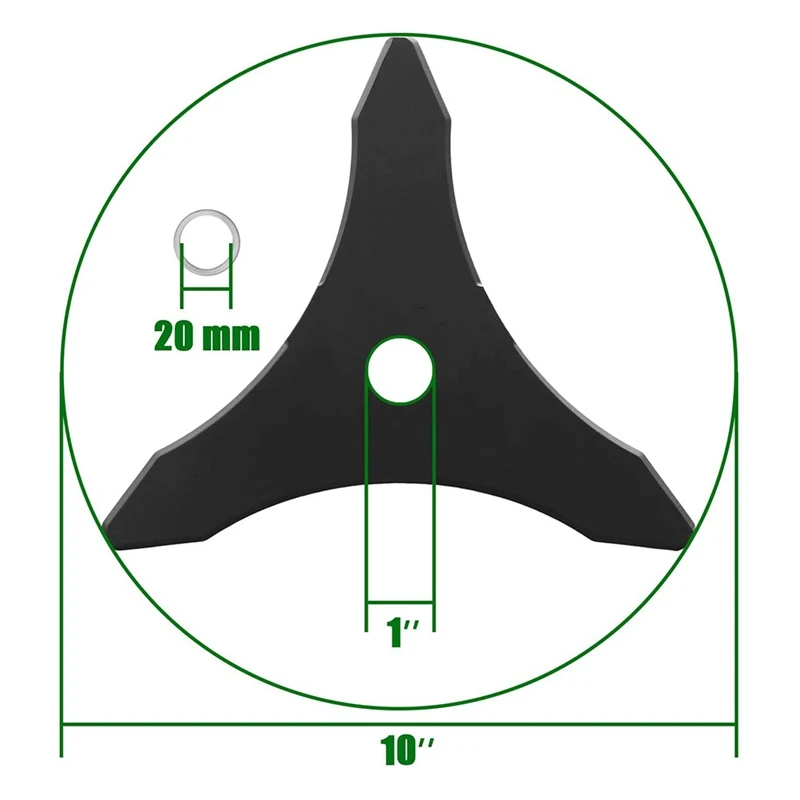 Lama per decespugliatore Lama per erbacce (25,4 mm o 20 mm pergolato)
