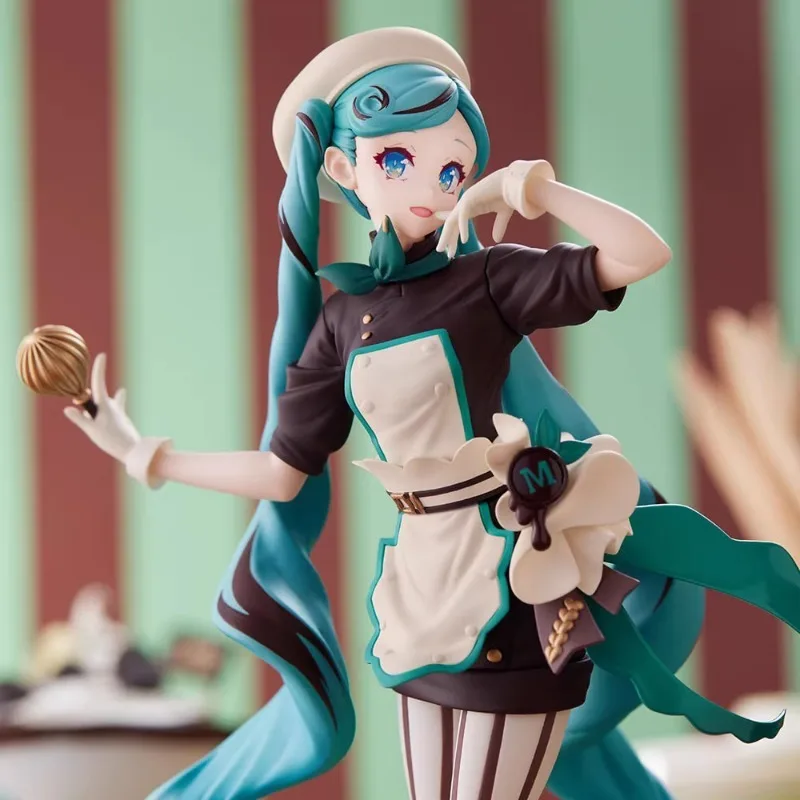 

Original SEGA Vocaloid Anime Figure: Hatsune Miku Dark Chocolate Pastry Chef - Collectible Model Doll, Toy Gift for Kids & Girls