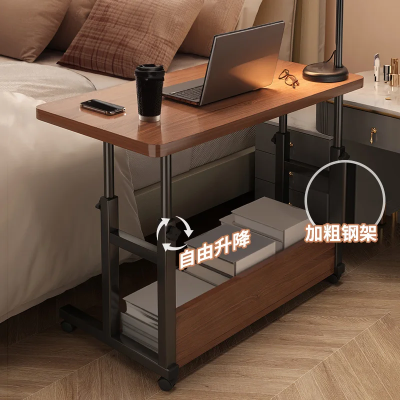 

Small Bedside Movable lifting desk Student household simple lifting Bedroom computer table Workbench