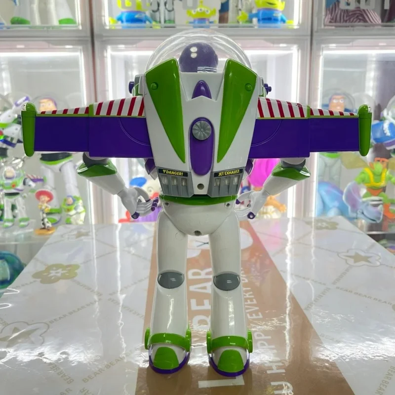Hot Toy Story Buzz Lightyear New Genuine 33cm Space Ranger Talking Action Figure Sound Model Desktop Collection Birthday Gift