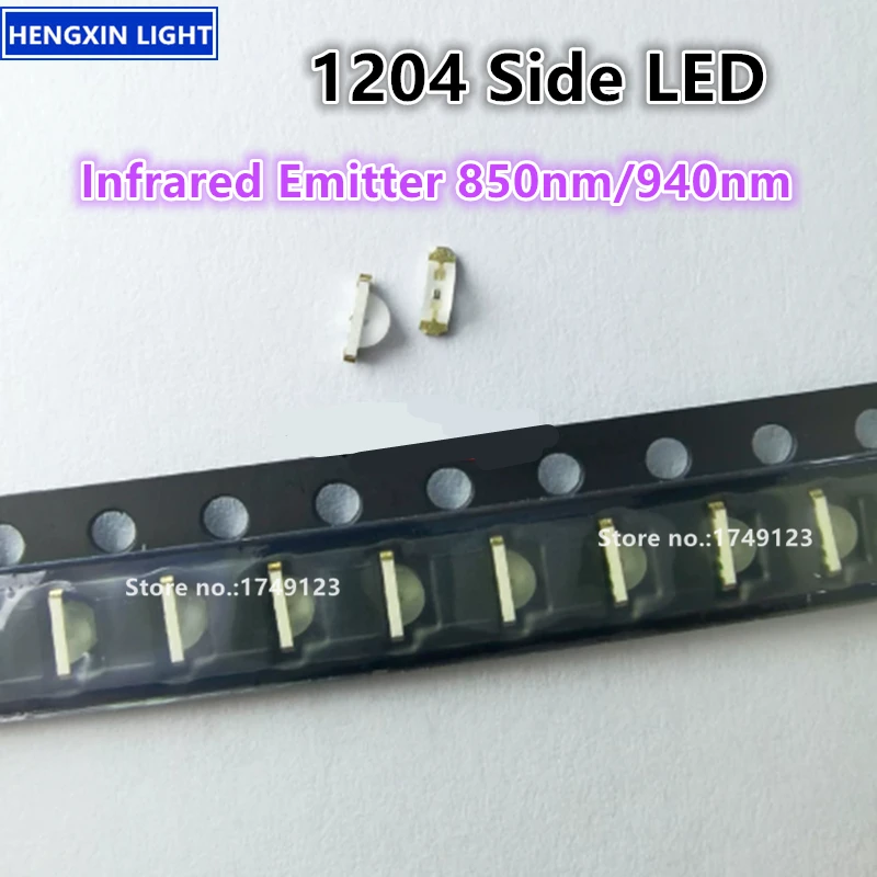 1204 Infrared Emitting Tube, 1206 Side SMD IR 940NM/850nm Infrared IR Emitter Lamp Beads