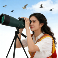 2026 New 25-75x70 Telescope Spotting Scope Powerful Zoom Monocular FMC BAK4 Waterproof for Bird Watching Target Shotting