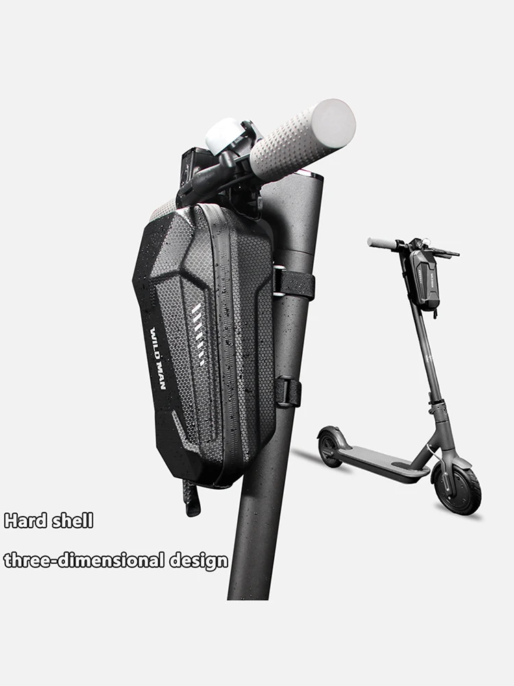 AliExpress NONE 〔E〕Folding Bike Bag Balance Bike Electric Scooter Handlebar Bag EVA Hard Shell Waterproof Large Capacity〔Winter5〕