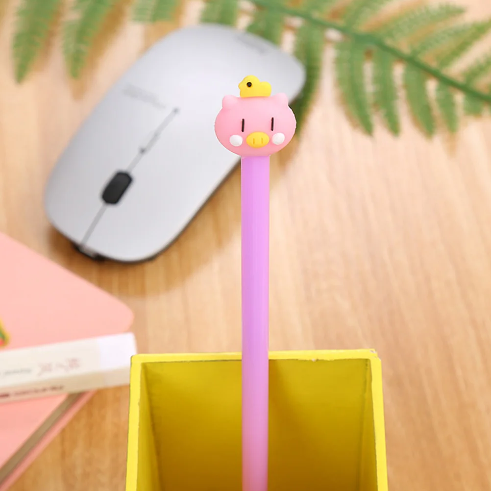 

16 Pcs Cartoon Pig Neutral Gifts Writing Colorful Student Accessories