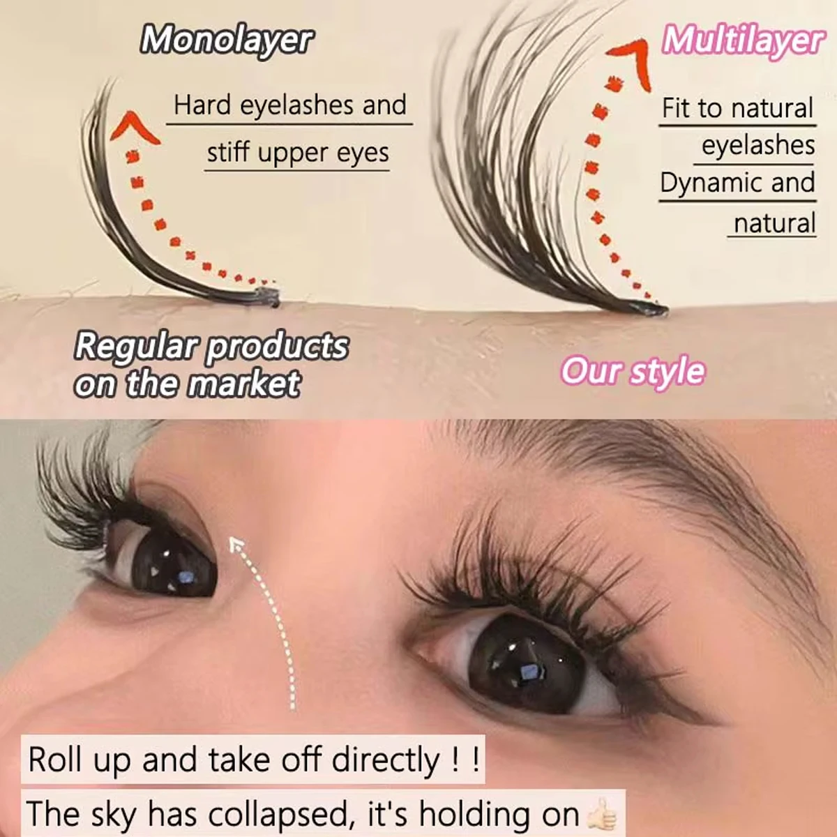 30/320 ขนตาธรรมชาติกลุ่ม Slim Eyelash กลุ่มขนตา C ม้วนนุ่มธรรมชาติและสบายของขวัญสําหรับหญิง