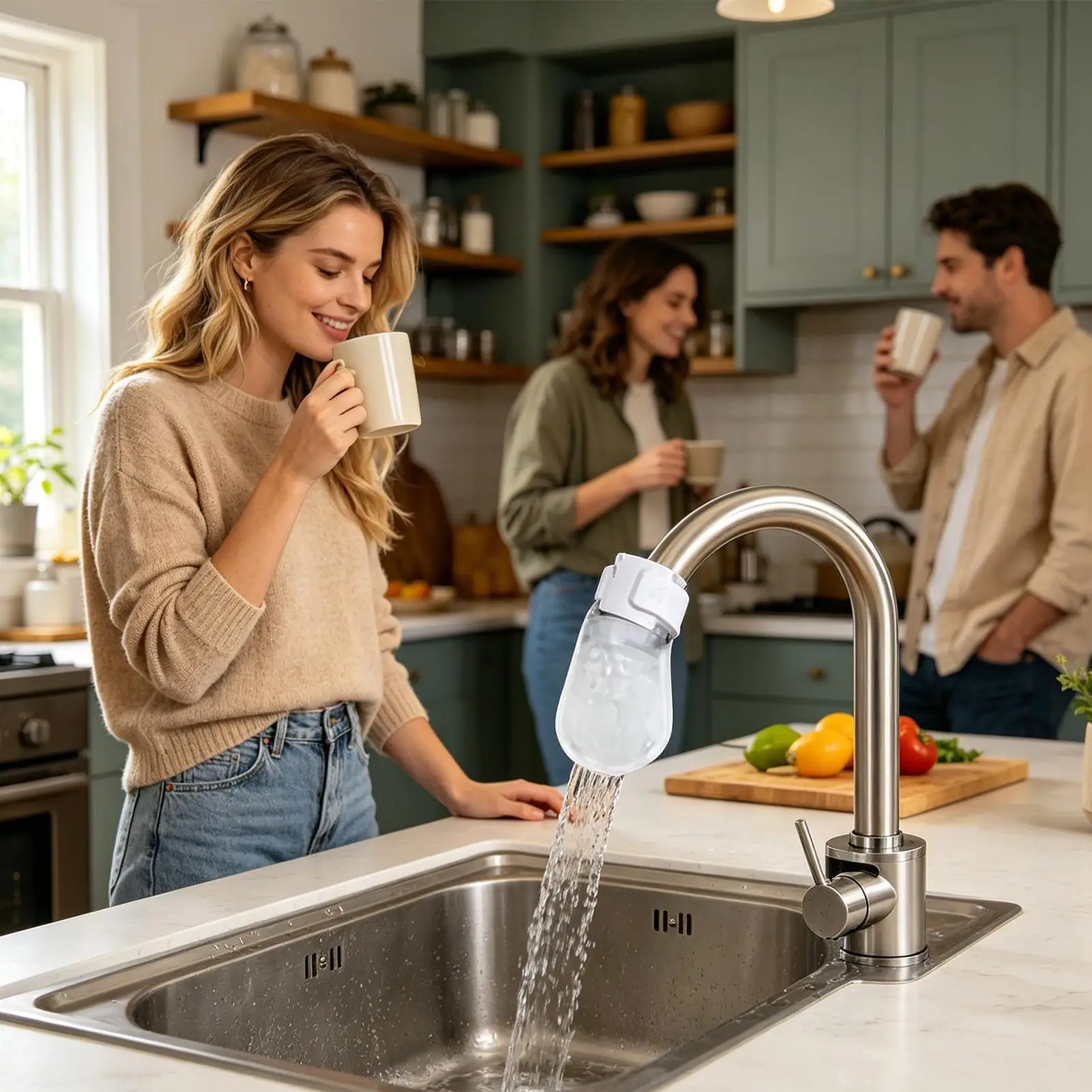Disposable Faucet Water Filter Cotton Bag Thickened Faucet sediment filter for kitchen shower faucets and bathroom sinks - view 6