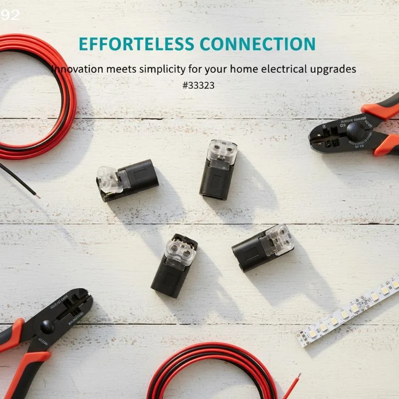 10 Pcs Waterproof Plug Wire Connector 2 Pin Way Cable Plug Car Electric Wire Snap Connectors Strip Terminal Connection
