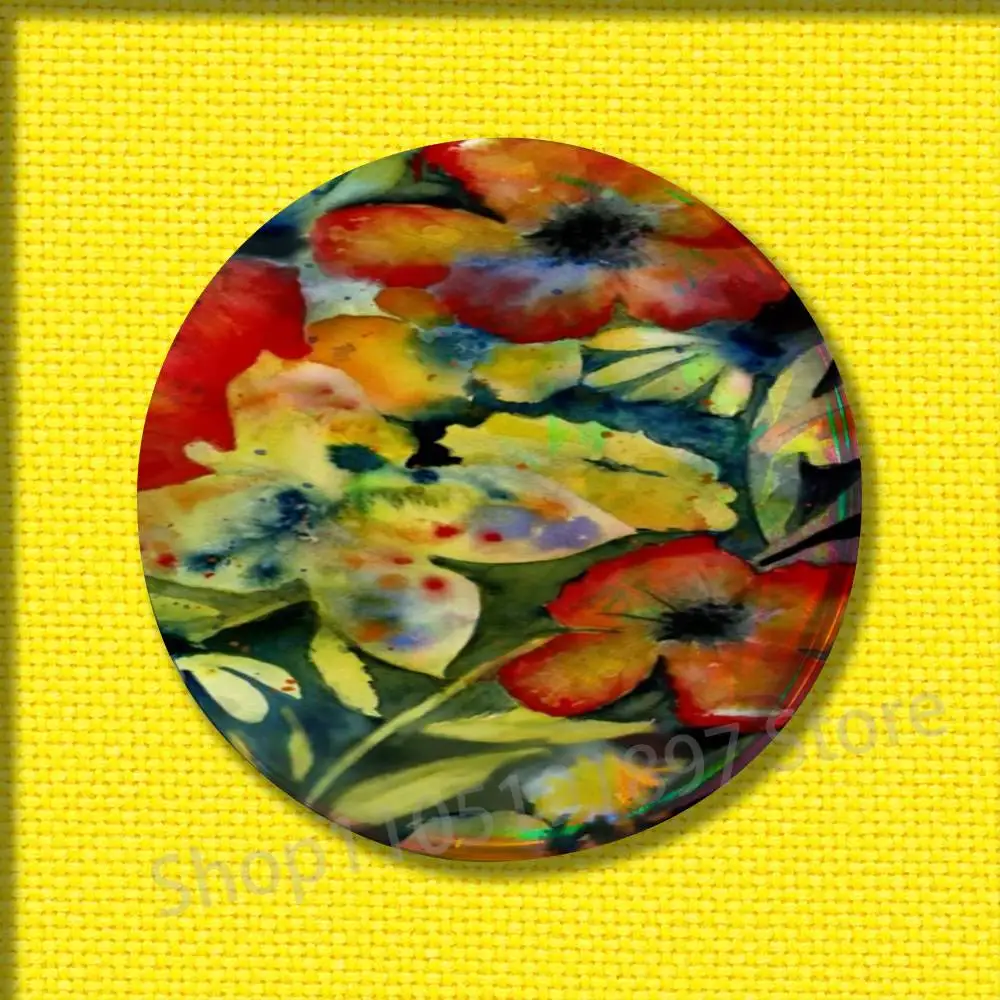 A-Adrianne L-Lenker أغاني مشرق المستقبل شارات 25 مللي متر 75 مللي متر 44 مللي متر 58 مللي متر 32 مللي متر دبوس مستدير بروش الزينة تذكارية تأثيري هدية #4