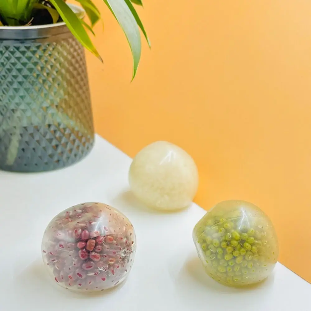 

Red Beans Slow Rising Sticky Pearl Super Soft Simulation Slow Rebound Pearls Toy Elastic Creative Pearls Squeeze Toy Children