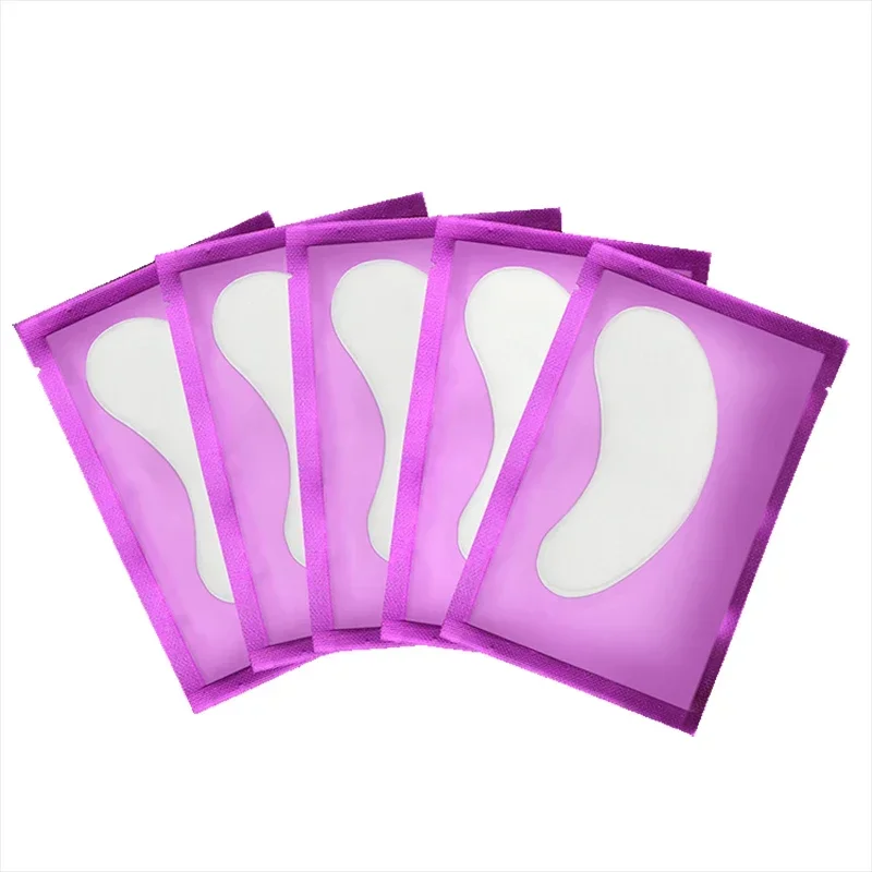 Patch pour cils en Hydrogel, 50 pièces, masque pour les yeux hydratant de beauté pour greffage en L, tampon isolant, ong-lastin