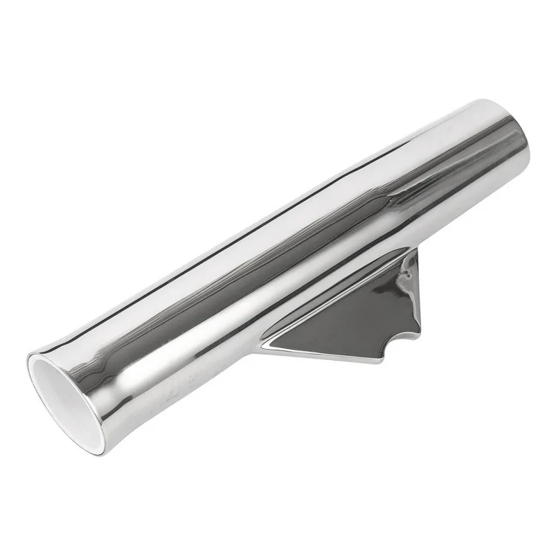 ISURE MARINE Stainless Steel Fishing Rod Holder Fish Tail Fishing Rod Seat With Trapezoidal Fishing Rod Seat Boat Accessories