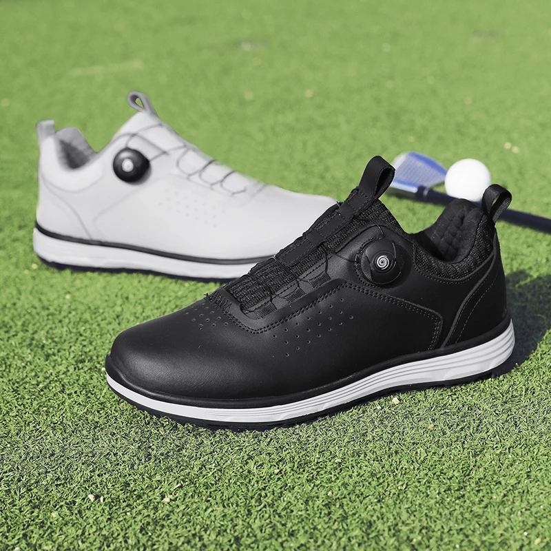 Zapatos de Golf cómodos para hombre, zapatillas de Golf ligeras, zapatos de Golf profesionales de lujo para hombre, impermeables