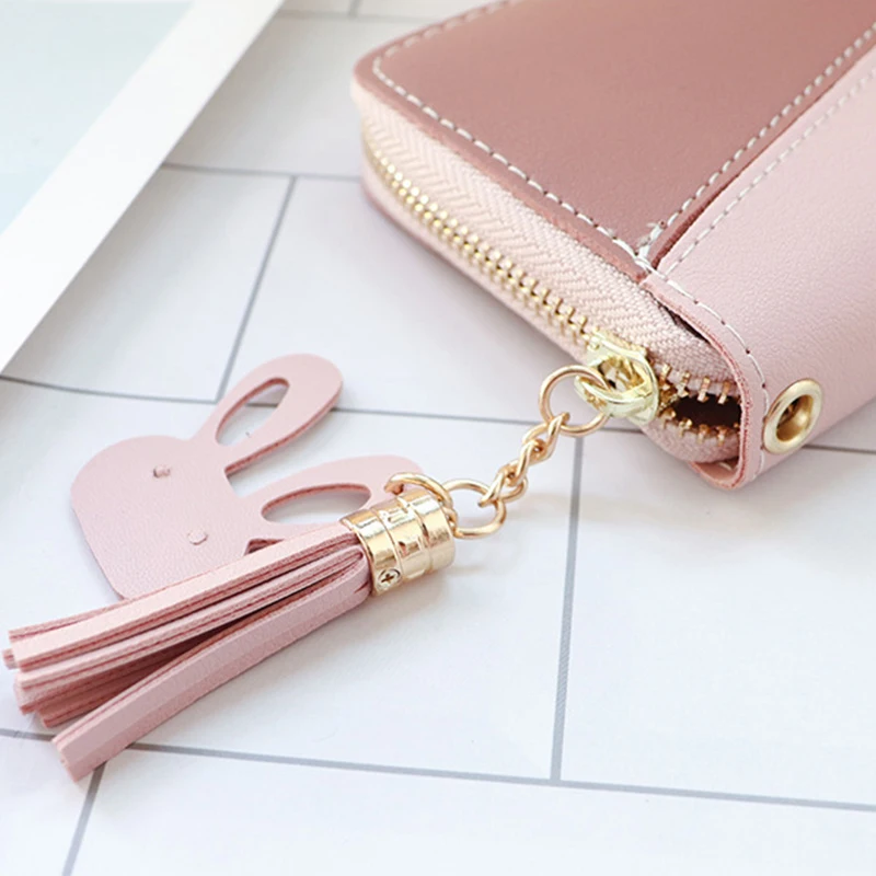 Wallet Women Simple Hand Bag Woman Purses Zipper Long Wallet for Women PU Leather Lady Purses Leather Cute Wallets Luxury