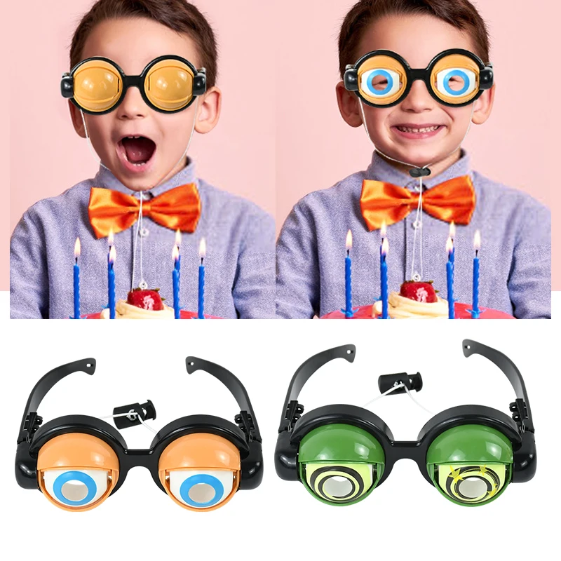 Funny Glasses 3D Cosplay New Strange Glasses Selfie Video New Strange Accessory Birthday Party Fun Photo Prop Halloween Decor