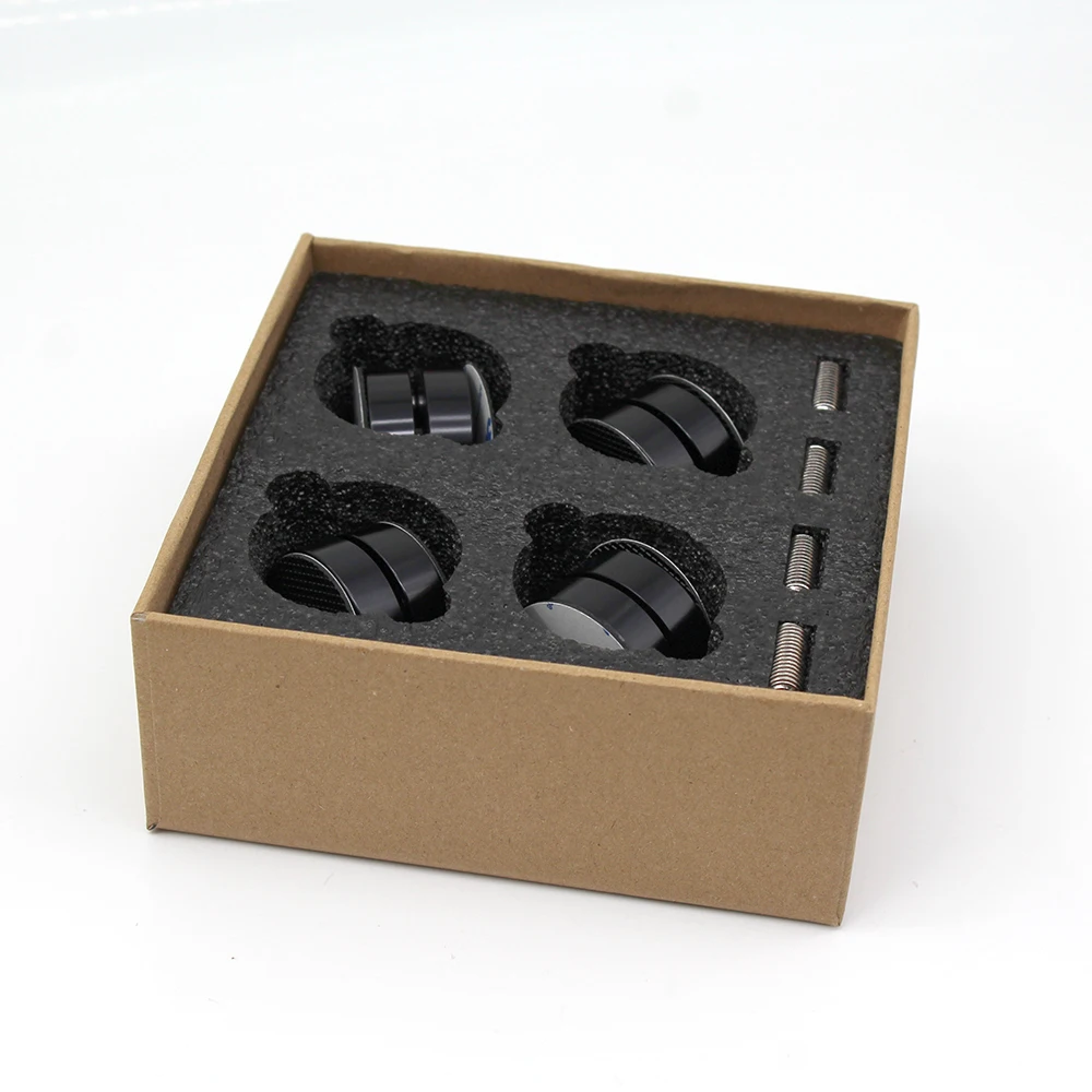 Ultimi altoparlanti audio HiFi Amplificatore Lettore CD Sfera d'acciaio Anti-ammortizzatore Piedini Cuscinetti Assorbimento delle vibrazioni Supporti Spikes