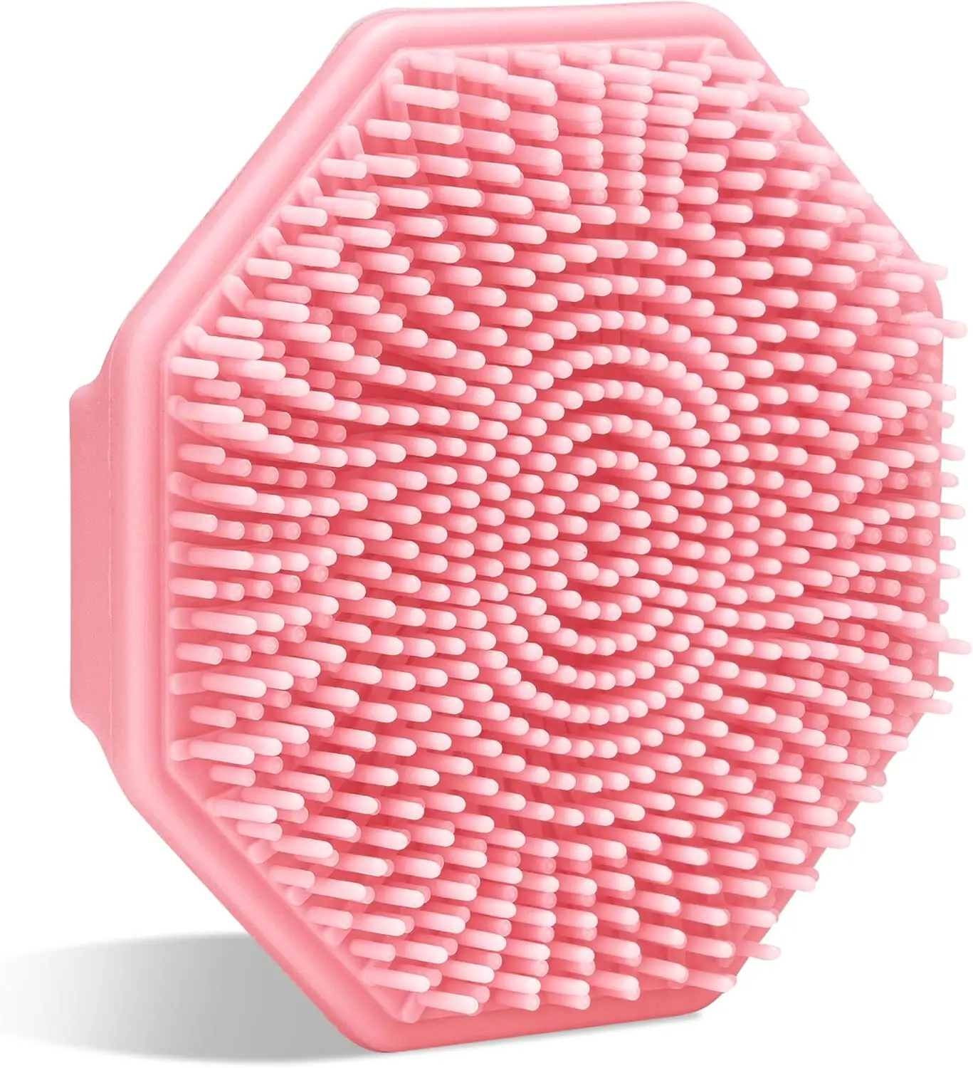 

Gentle Silicone Face Scrubber for Sensitive Skin, Eco-Friendly Exfoliating Brush for Men and Women in Pink