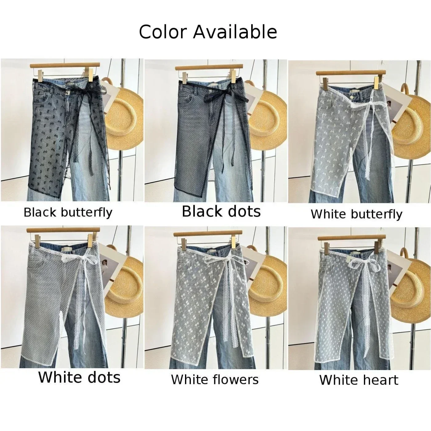 Mode Kanten Open Rok Lente Zomer Y2K Gelaagde Schort Wikkelrok Middellange Vetersluiting Gestapelde Rok Nieuwe Rok Met Vastbinden