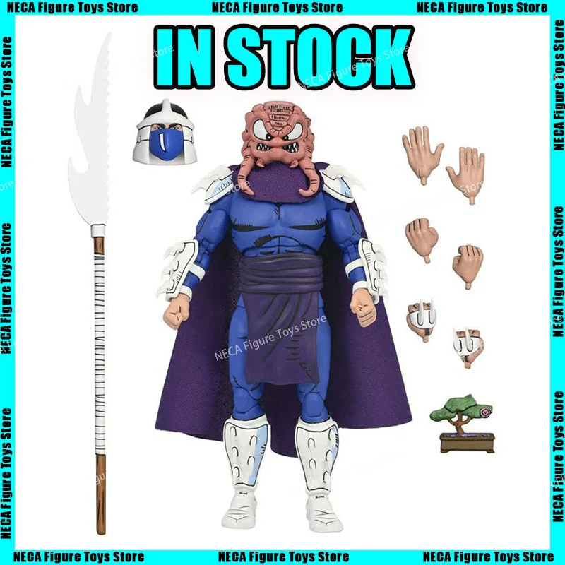 

In Stock Neca 54251 Adventures Shredder Adventure Series Anime Action Figure Doll Collection Model Toy Birthday Gift Custom