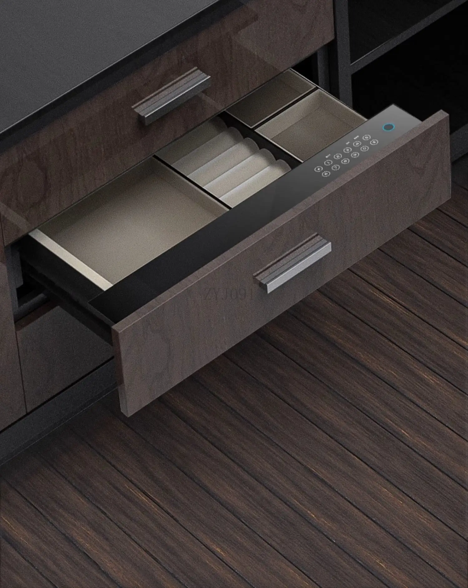 *Safe Household Small Drawer Into Wardrobe Anti-theft Invisible Safe All-steel Fingerprint Password Office Jiawan Customization