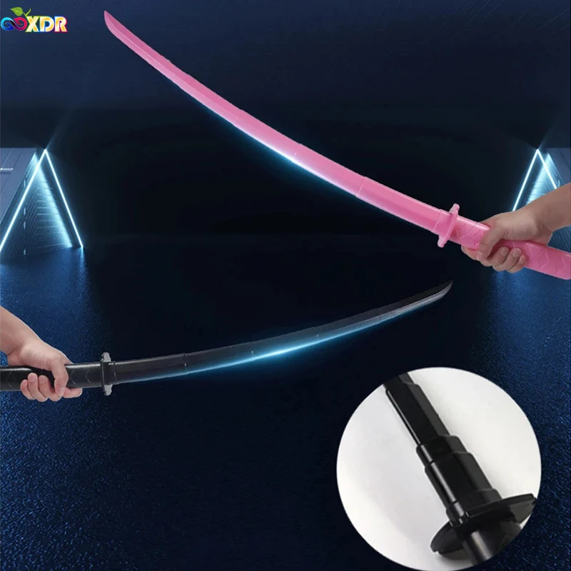 Jouets anti-Stress samouraï télescopiques imprimés en 3D, accessoires extensibles, Katana pliable et créatif, cadeaux amusants