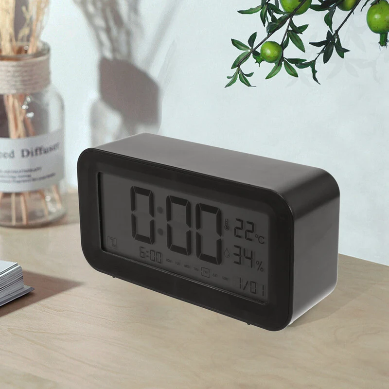 Digital Alarm Clock Digital Desk Clock Mini Electronic Clocks Office Simple Clocks Automatic Luminous Electronic Clock