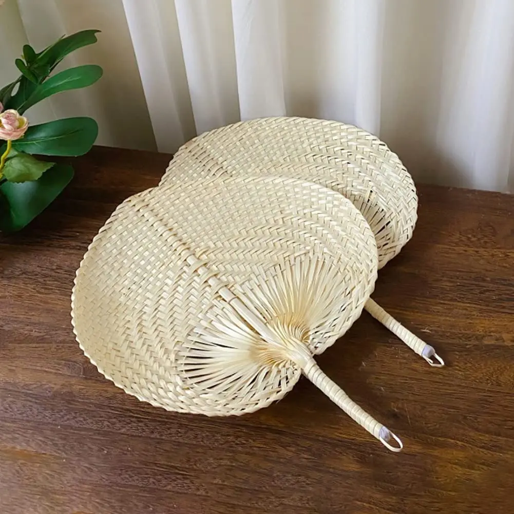 Ventilador de verão para decoração doméstica, Artesanal Natural Puro, DIY em forma de coração, Ventilador de casamento criativo, Tecido artificial