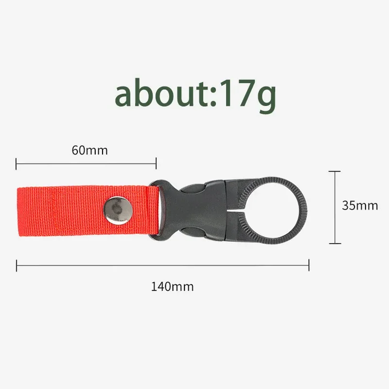 6 قطعة حزام التخييم مشبك هوك حامل زجاجة ماء كليب في الهواء الطلق العسكرية النايلون EDC تسلق حلقة تسلق حزام ظهره شماعات