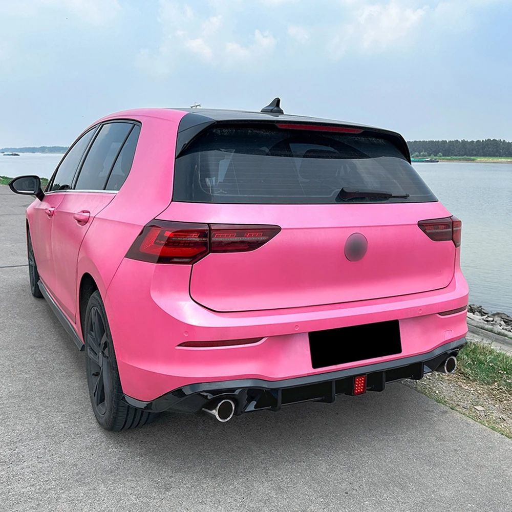 

Для Volkswagen Golf 8 MK8 Rline GTI: Высококачественный задний бампер-спойлер, диффузор, задний боковой сплиттер, накладка на задний бампер, 2021+