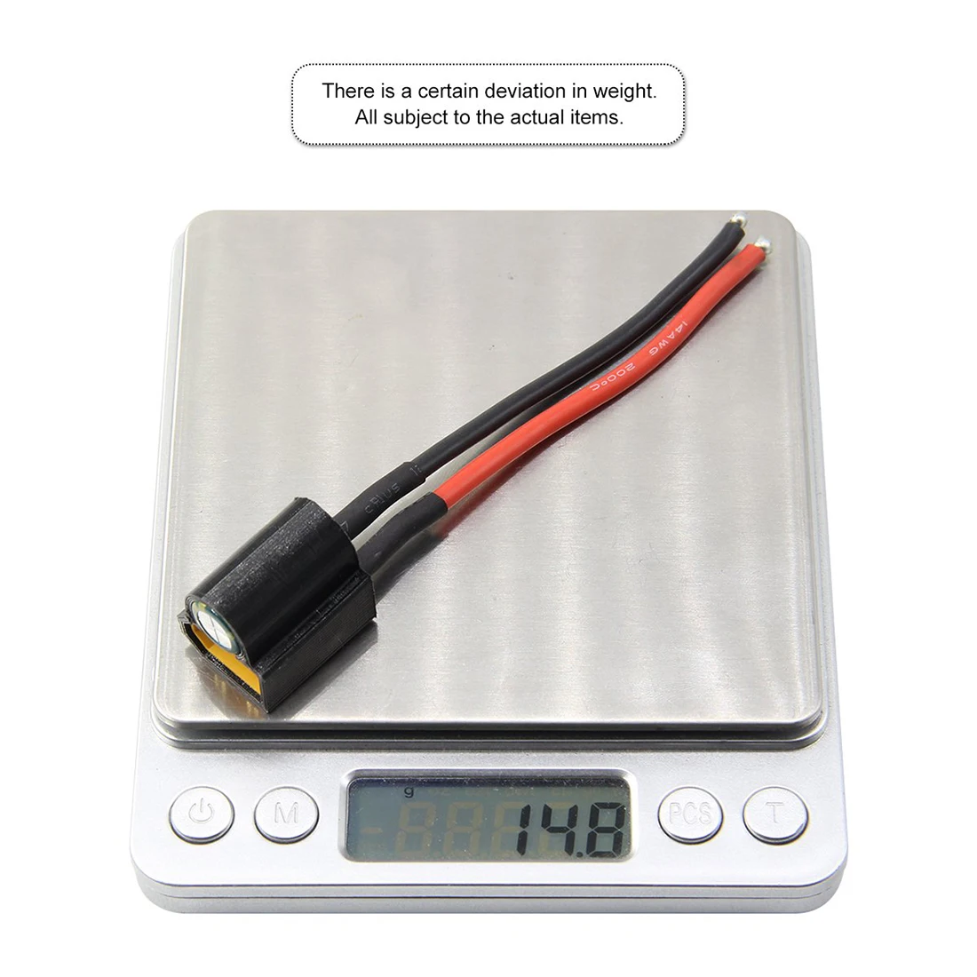 35v 1000uf xt60 Netz kabel Filter kondensator 14awg mm Kabel für Flugs teuerung ecs vtx fpv Renn drohne rc Quadcopter – Detail 6