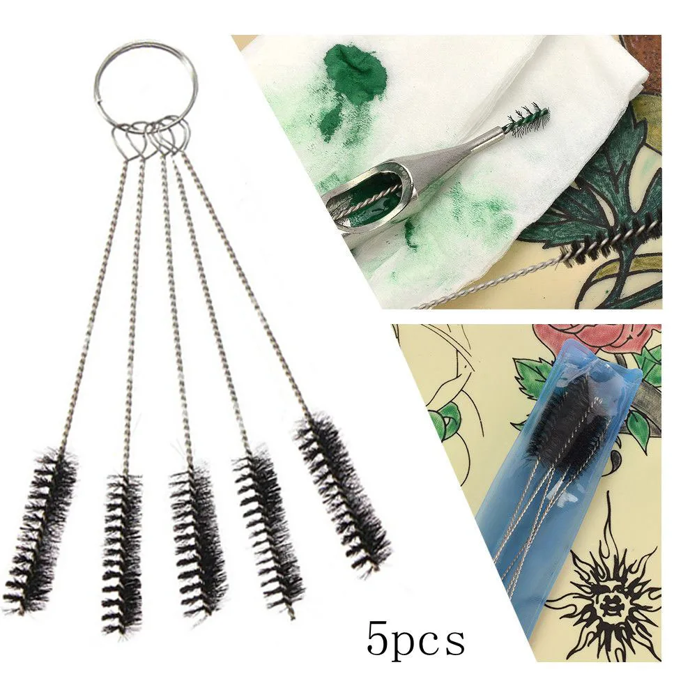 Tattoo Machine Parts Accessories Tattoo O-rings Rubber Bands and Tattoo Needles Grommets Pad Nipples Brush Set Supplies