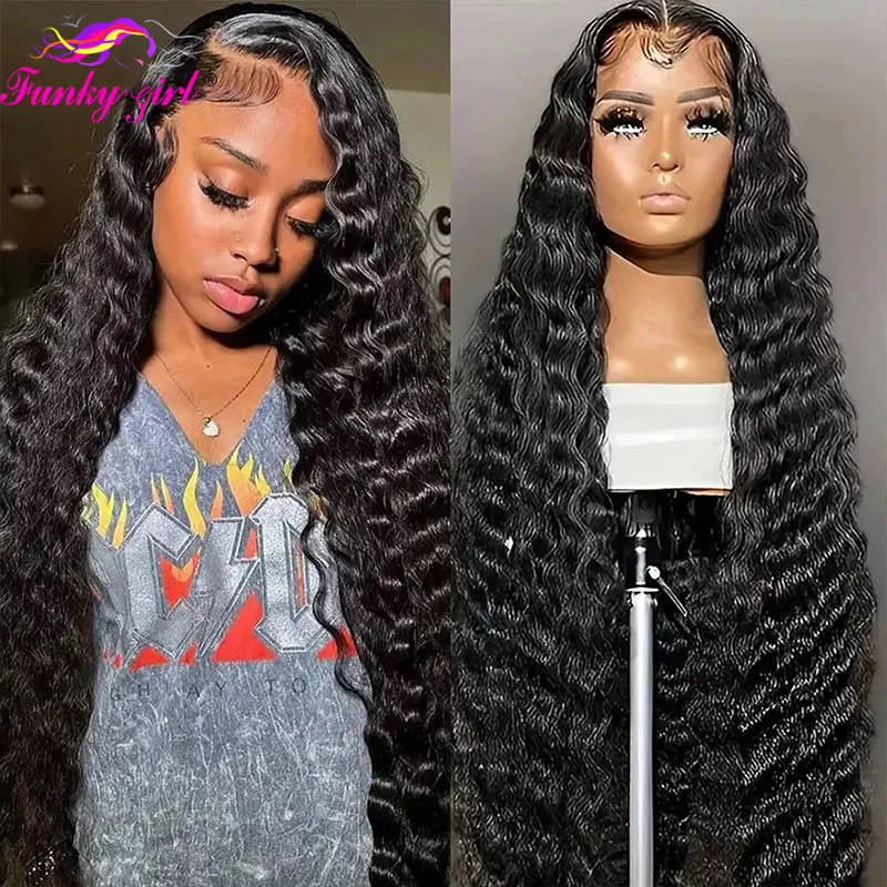 

Loose Deep Wave Lace Front Wig 13x6 Lace Frontal Human Hair Wigs For Black Women Brazilian Curly Wave Remy Hair 4x4 Closure Wig