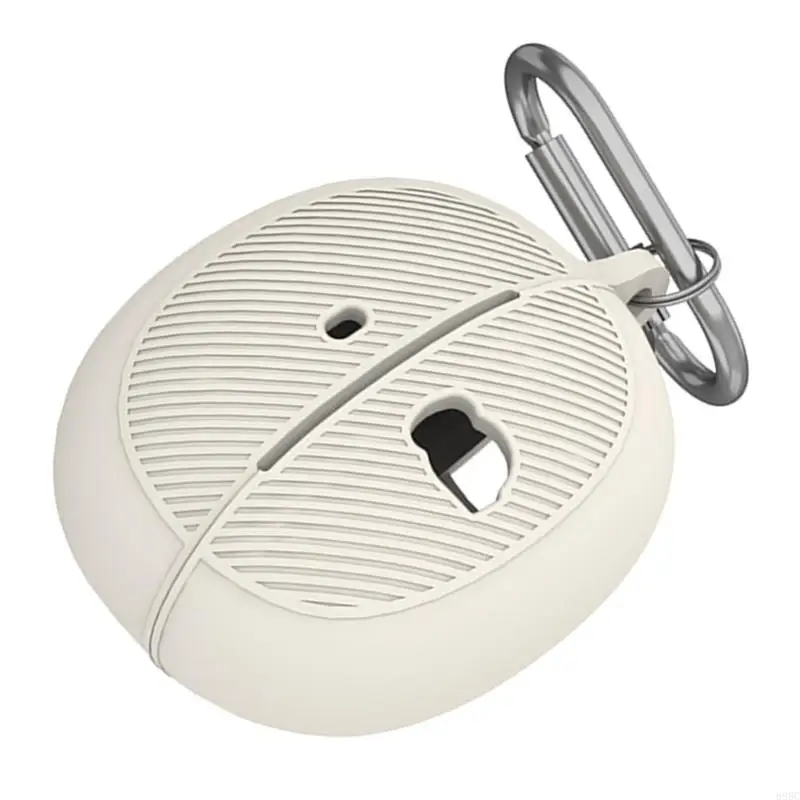 Silicone Earbud Charging Case Cover, Molded Shell with Port Opening, Grip Texture and Split Top for Daily Carry 896C