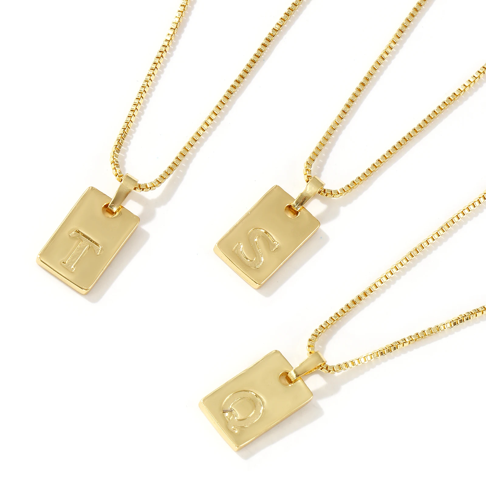 Brass Necklace Message 