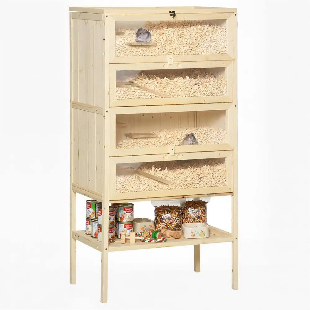 5-Tier Wooden Hamst…
