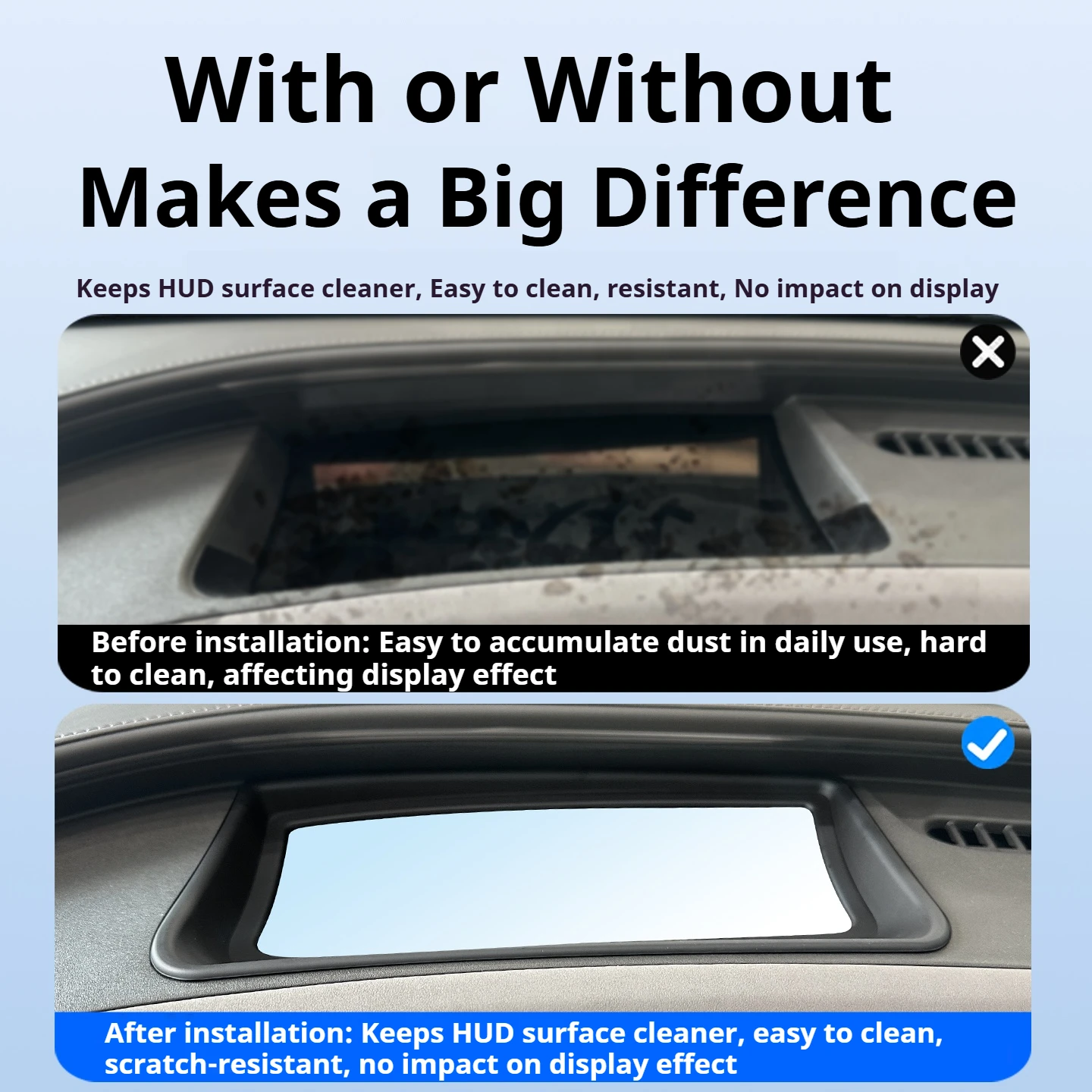 Custom HUD Protector for 2026 Hyper A800, ABS HUD Frame, Reduce Debris Build‑Up, High Scratch Tolerance, Noise‑Free, Black 1pc