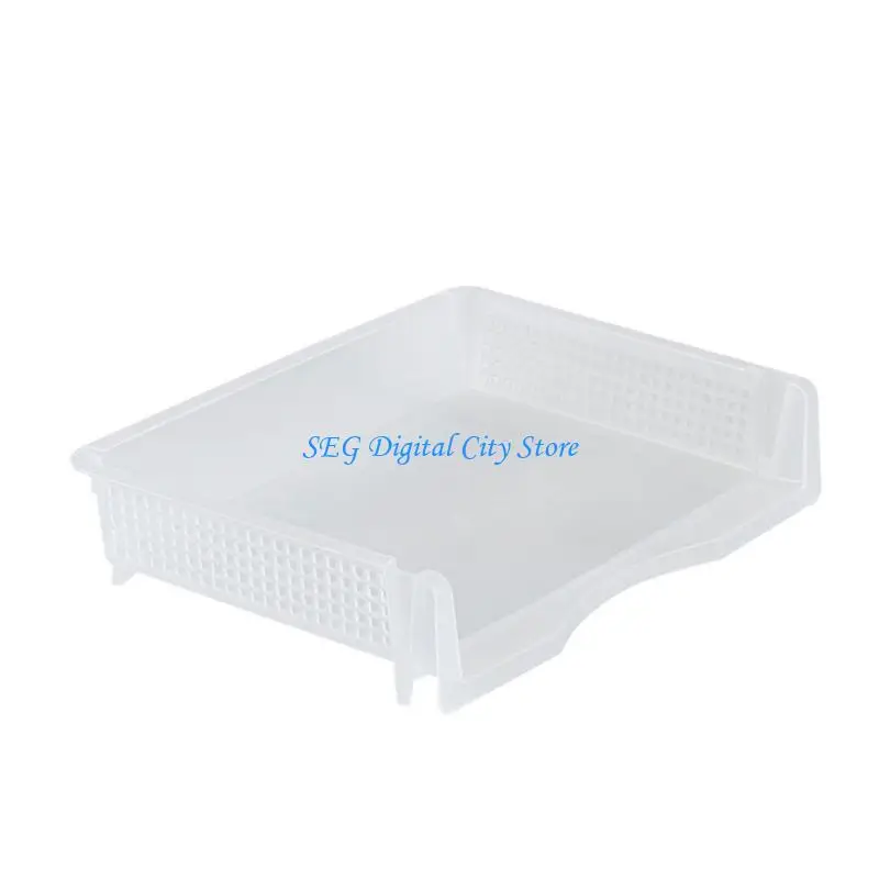 U75B Stacking Document Tray Stackable Paper Letter Tray Desk Organizers Vertical Horizontal File Letter Tray Mail Baskets - view 3