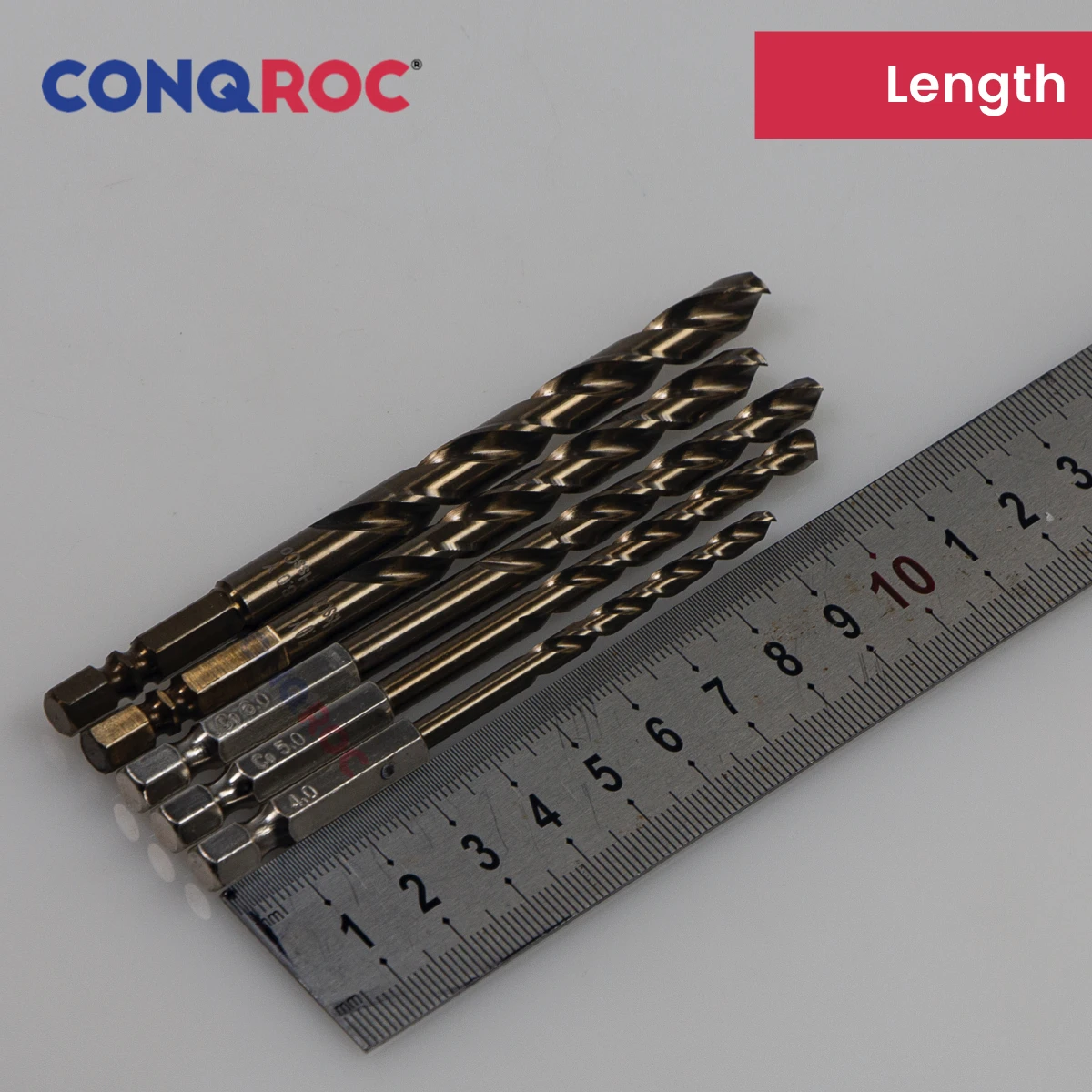 Twist Drill Bits Set HSS M35 Cobalt 1/4\