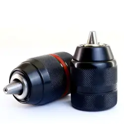 Metal Heavy Duty 1/2-20UNF 10mm 13mm Keyless Drill Chuck Hex Shank/SDS/Socket Square Female Adaptor Hardware Tool