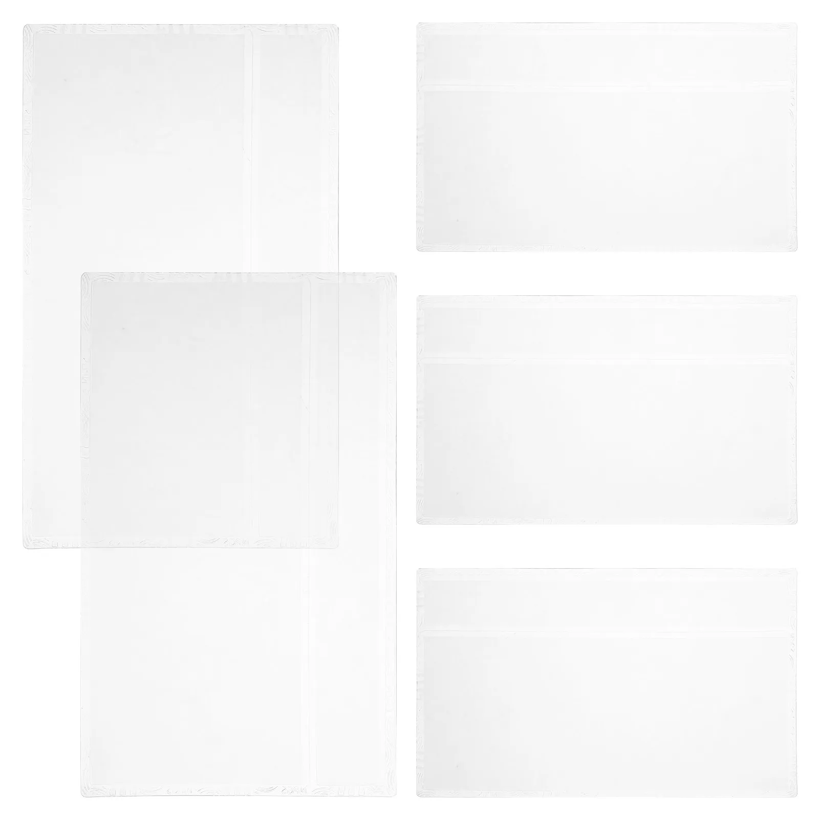 

5 шт. защитных прозрачных пластиковых чехлов для банкнот, для защиты и демонстрации, с плавным введением, для длительного хранения