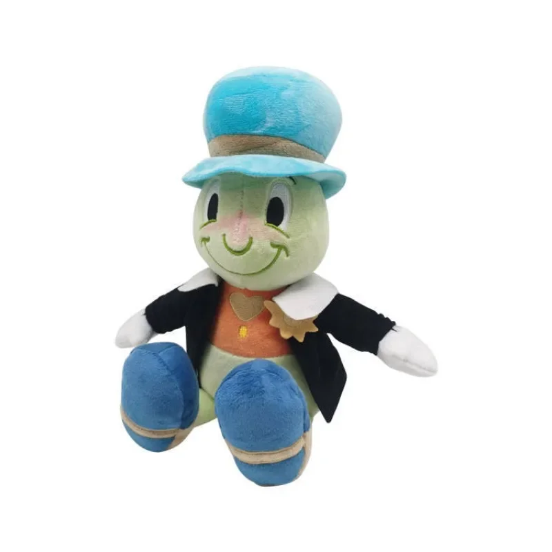 33cm Disney Pinocchio Jiminy Cricket Plush Toys Stuffed Pillow Plushies Cartoon Cute Anime Children Birthday Christmas Gifts