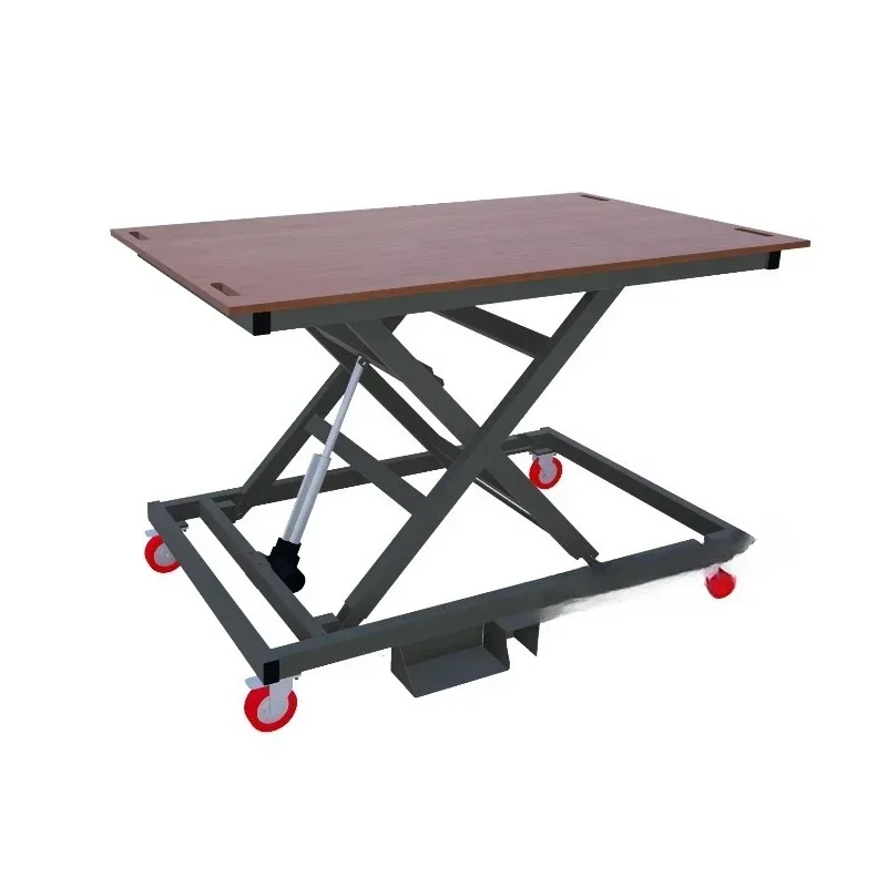 

Multifunctional folding table workbench workshop folding table cart