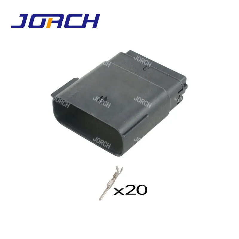 1sets 20pin molex automotive electrical wire male female plug connector 33482-2132 33472-2001 For Ford Mondeo EDGE